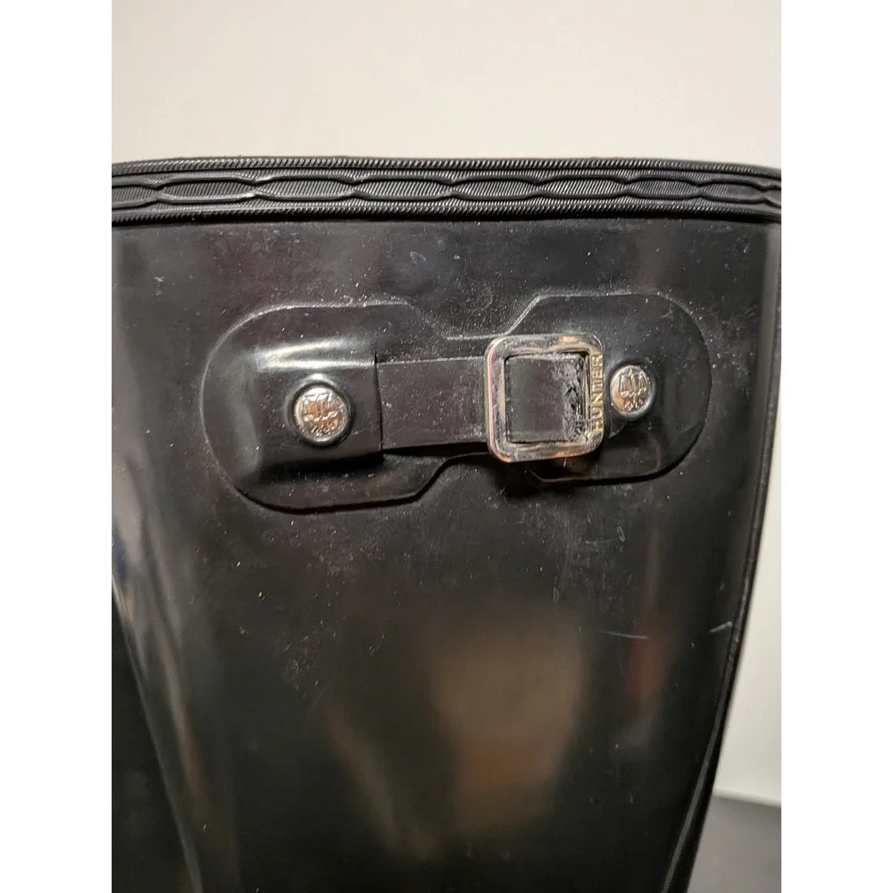 Hunter Original Kids Gloss Black Rain Boots US 3B‎ 4G EU 34 Waterproof
